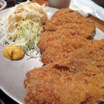 葱屋 平吉 - ランチ「「とんかつ定食(ソース)」カツアップ