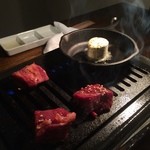 YAKINIKU MARUUSHI - ハラミ＆トリュフバターソース