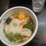 手打庵 - 山かけうどん