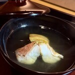 銀座 虎あら - 甘鯛と鴨ナスの椀