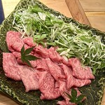 銀座 虎あら - 宮崎黒毛和牛サーロインの牛しゃぶ