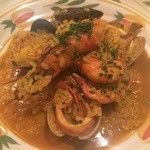 カサ・デ・フジモリ - アロス・マリネラ（魚介リゾット）