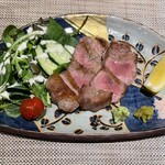 花門 - 牛タンのステーキ　　