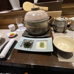 花門 - 鯛釜飯　出来ました