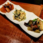 酒甫手 - お惣菜三種盛