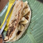 海南チキンライス 夢飯 - バナナのロティ