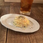 バル 東中野グリル - お通し ポテトサラダ