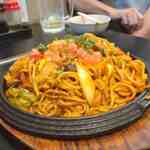 トマトカレー焼きそば