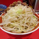 ラーメン タロー 五反田の陣 - つけ麺豚入り1,200円（野菜マシ、削り節）