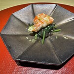 307666760 - 北海しまエビ　空芯菜