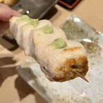 焼鳥 嘉楽 - 嘉楽コース＠3,500円ささみサビ焼き