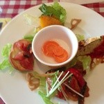 トラットリア ラ・ポルタ - 友達オススメの前菜☆