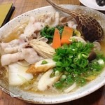 才谷家 - H.25.11.17.夜 豚しゃぶ煮込うどん 1,100円