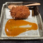 神田錦町 鮨たか晴 - 車海老クリームコロッケ