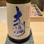 神田錦町 鮨たか晴 - 大信州 夏のさらさら 純米吟醸