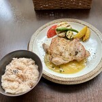 バルバルキッチンアメリ - ランチ：マンゴーチキンステーキ(¥1,400)