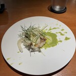 malca - 太刀魚の炭焼きカルパッチョ