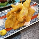 炭火焼と肴 憩い - 豚トロの天ぷら