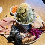 食堂endo - お任せ前菜盛合わせ、たっぷり！