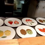 銀座 大石 - 可愛らしいプレート