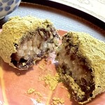 亀屋佐吉 - 青豆きなこおはぎ