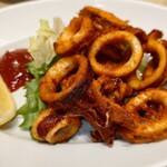 カプリチョーザ トマト＆ガーリック - カのリング揚げ