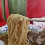 中華そば　まるせい - 麺 リフト