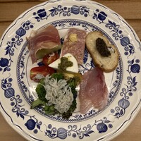 STEAK HOUSE NARIKIYO - 前菜盛り合わせ