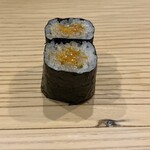 鮨処 つく田 - ウニ巻き