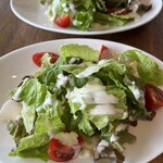 ガーデンカフェ - ランチのサラダ