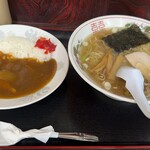 三重食堂 - ラーメンミニカレーセット¥700