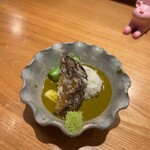 虎ノ門 とだか - アワビの唐揚げ