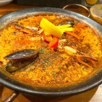 バルダモンデ - 海鮮パエリア。香りが良いですね