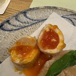 炭火焼き ひとてま - 半熟卵