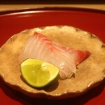 鮨 しみづ - 7日間熟成 フエフキダイ