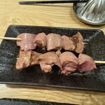 炭火焼き ひとてま - 白レバー（1日数本限定）360円1人一本限り