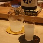 鮨 しみづ - 冩楽 純米吟醸 夏吟うすにごり 福島