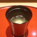 鮨 しみづ - あおさの味噌汁