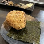 浜焼活貝 いさむ - 焼きおにぎり