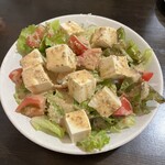浜焼活貝 いさむ - 豆腐トマトサラダ