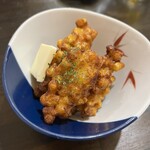 浜焼活貝 いさむ - とうもろこし天ぷら