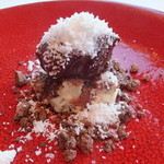 カミムラ  - 2014/09　ダークチョコレートのソルべ　クレームパティシェール