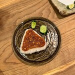 味処 高雄 - 焼きおにぎり（蕎麦の実みそ？）