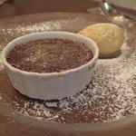 ア ミオ アージョ - 「フォンダンショコラ　ピスタチオのジェラート添え」