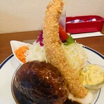 洋食工房ヒロ - エビフライとハンバーグ
