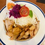 洋食工房ヒロ - ジンジャーポーク上から