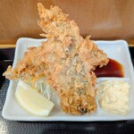 めし家 やまや - サービスセット(海鮮どど丼+アジフライ)