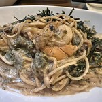 BUONO×BUONO - ホタテと海苔のパスタ  別角度