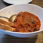 BUONO×BUONO - お通しの  ホタルイカのトマト煮