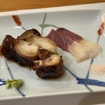 安べえ寿し - 煮ダコ、鯨ベーコン
